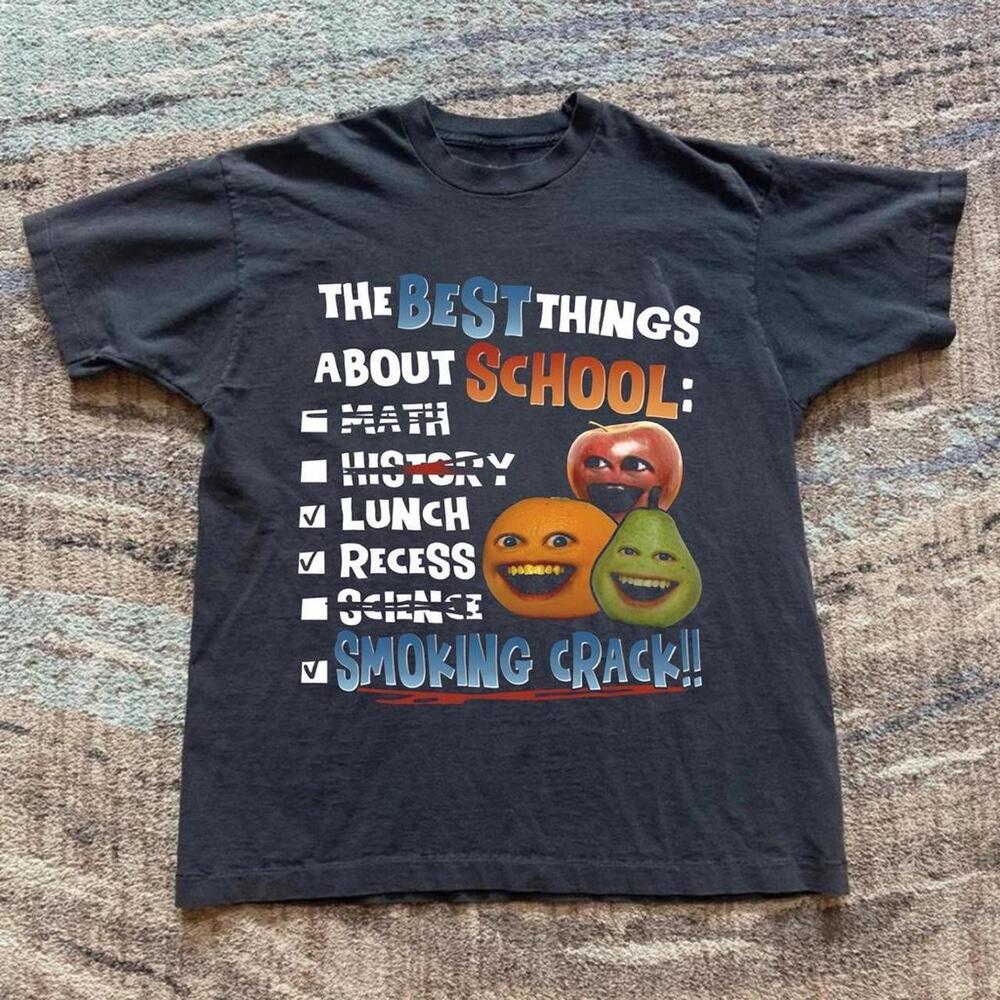 Annoying Orange Black Graphic Tee